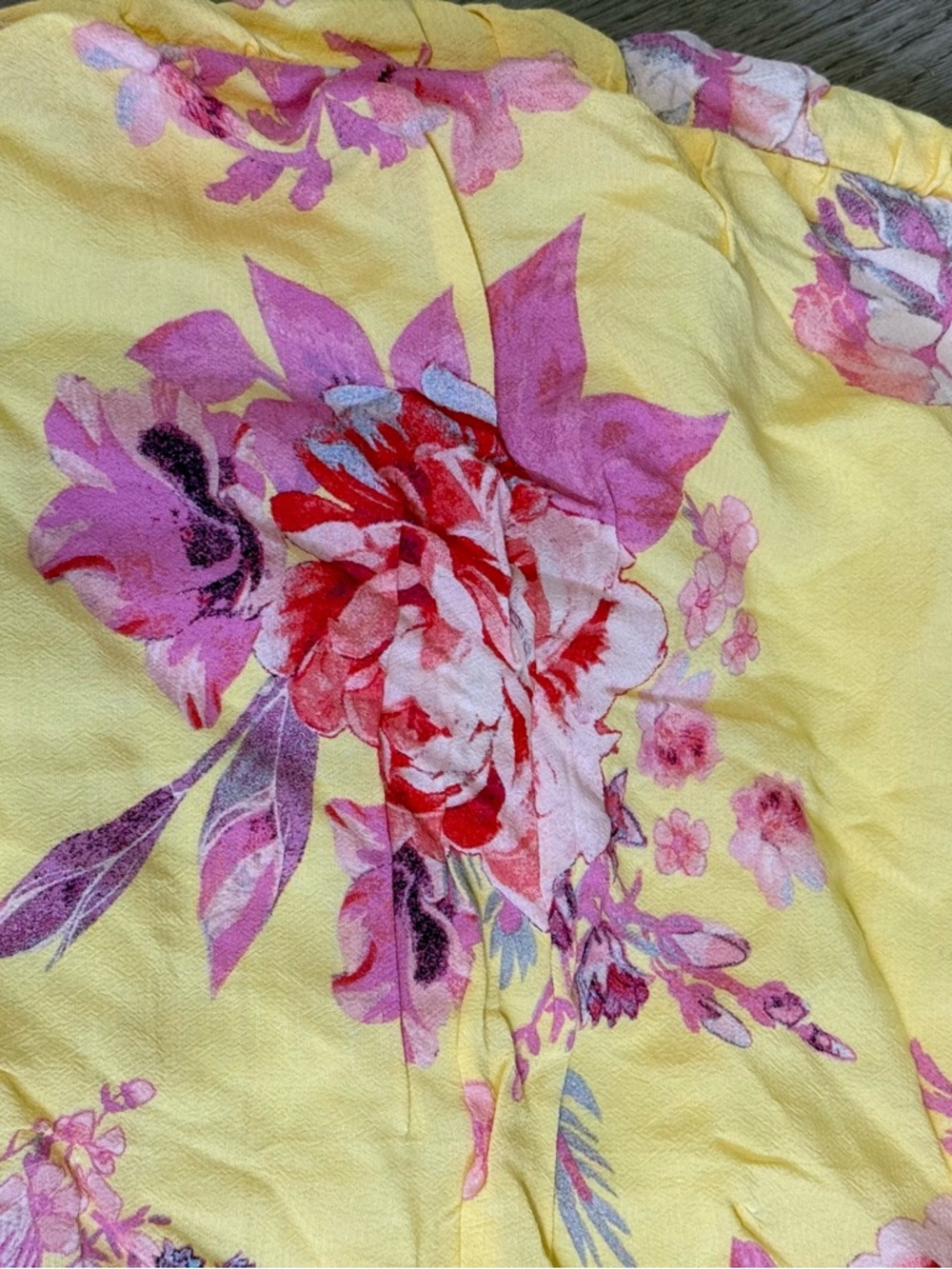 Mango MNG Skirt Romance Yellow Floral Ruffle Frill Mini Flirty Feminine Romantic - Picture 5 of 10